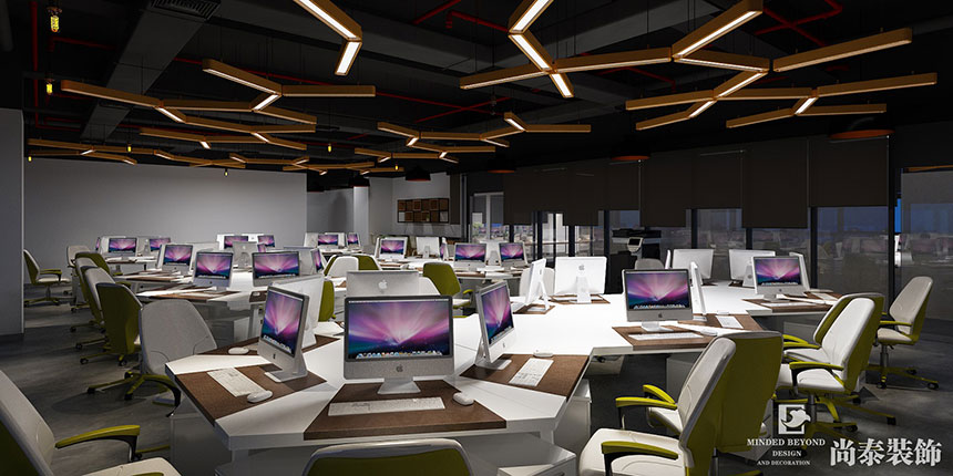絲路天地 | 750㎡陽(yáng)光科創(chuàng)寫(xiě)字樓辦公室裝修工程實(shí)景